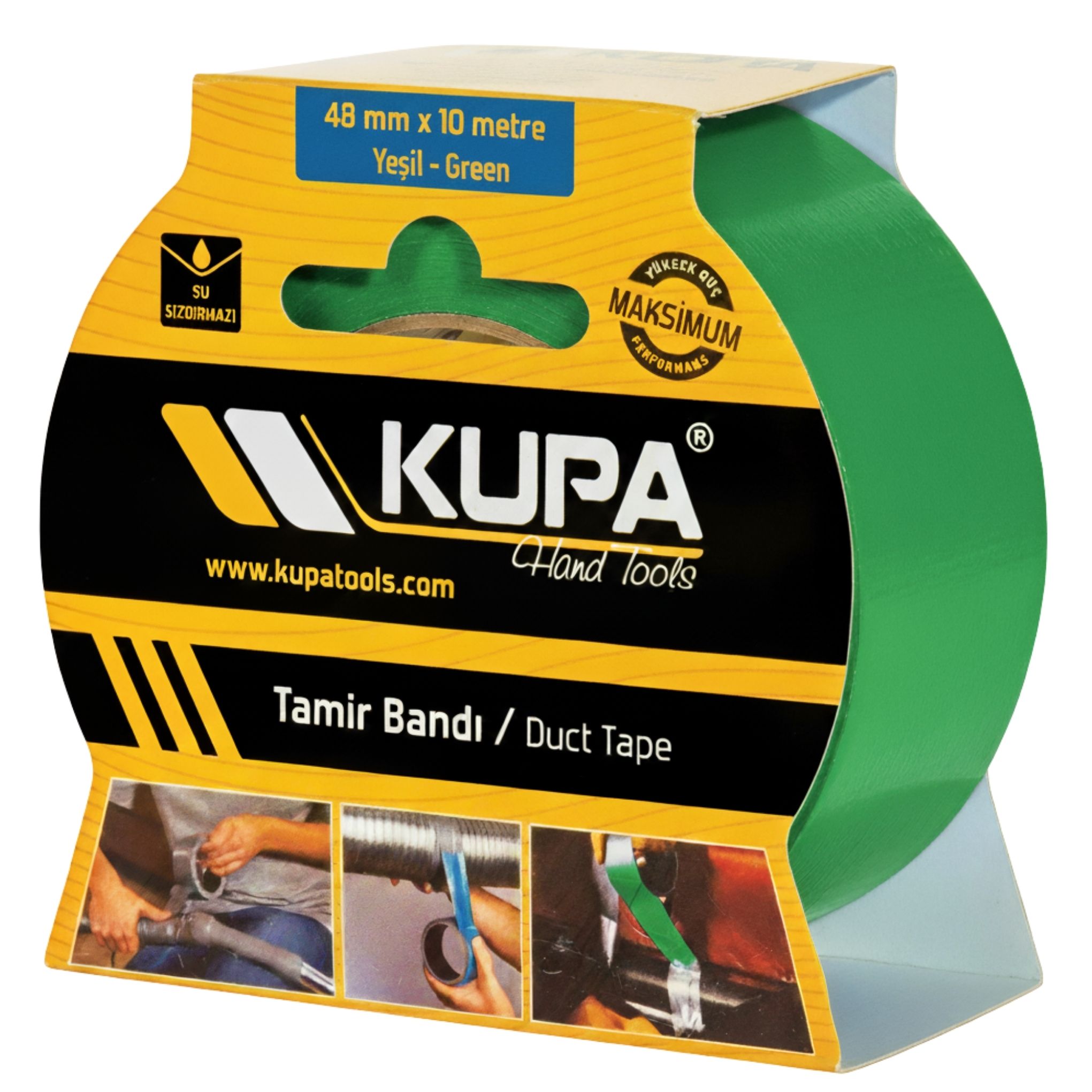 KUPA TAMİR BANDI YEŞİL 10MT